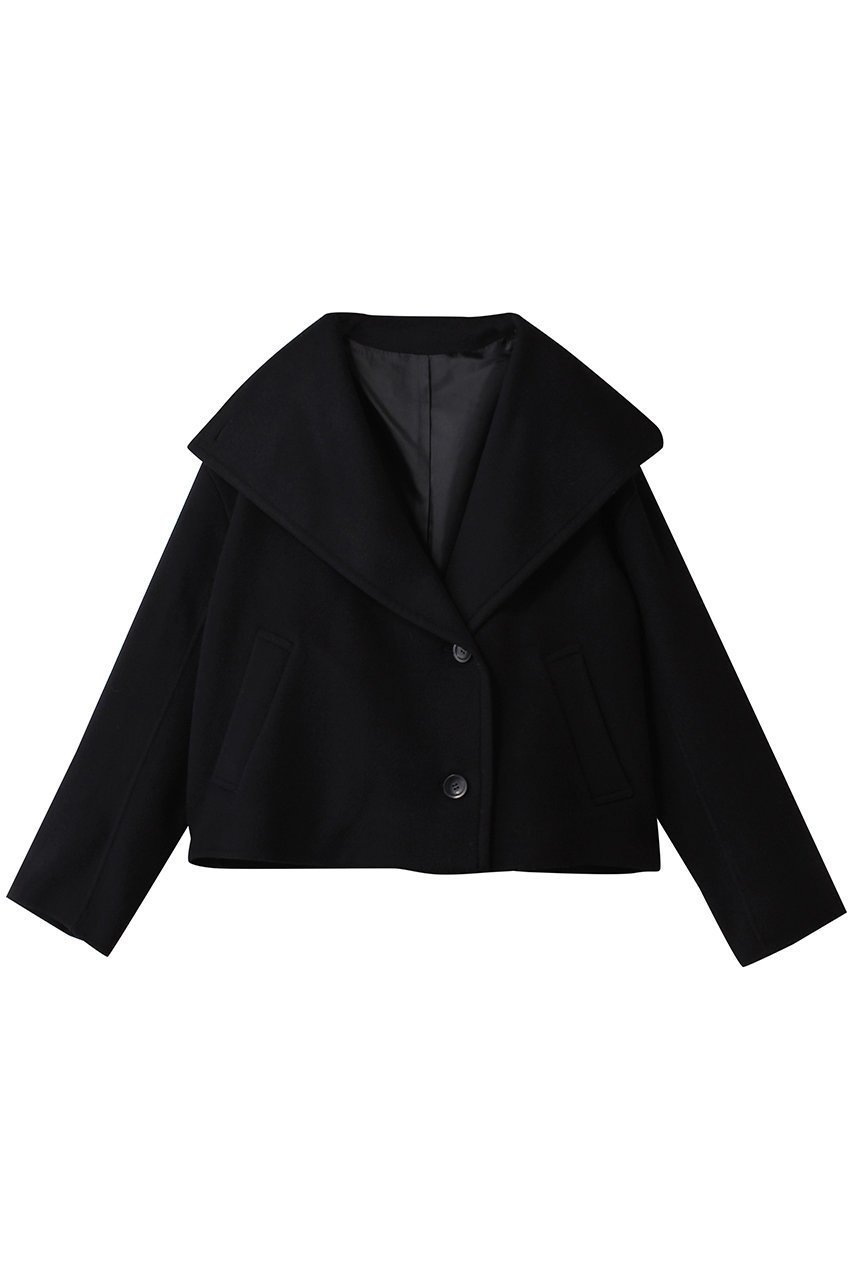 【ハー/HER.】のウールカシミヤリバージャケット インテリア・キッズ・メンズ・レディースファッション・服の通販 founy(ファニー) 　ファッション　Fashion　レディースファッション　Fashion for Women　アウター　Coat / Outerwear Collection　レディースジャケット・軽アウター　Jackets　インナー　Innerwear　シンプル　Simple, Minimal　ジャケット　Jacket, Outerwear　スタンド　Stand Collar, Upright Stand　トレンド　Trend, Trending Now　パターン　Pattern, Design Print　リラックス　Relax, Relaxed Fit　ロング　Long, Long-Length　エレガント 上品　Elegant　冬　Winter / This Winter　ネイビー|ID: prp329100004759877 ipo3291000000035388024