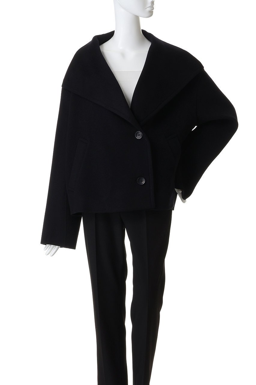 【ハー/HER.】のウールカシミヤリバージャケット 人気、トレンドファッション・服の通販 founy(ファニー) 　ファッション　Fashion　レディースファッション　Fashion for Women　アウター　Coat / Outerwear Collection　レディースジャケット・軽アウター　Jackets　インナー　Innerwear　シンプル　Simple, Minimal　ジャケット　Jacket, Outerwear　スタンド　Stand Collar, Upright Stand　トレンド　Trend, Trending Now　パターン　Pattern, Design Print　リラックス　Relax, Relaxed Fit　ロング　Long, Long-Length　エレガント 上品　Elegant　冬　Winter / This Winter　other-2|ID: prp329100004759877 ipo3291000000035388026