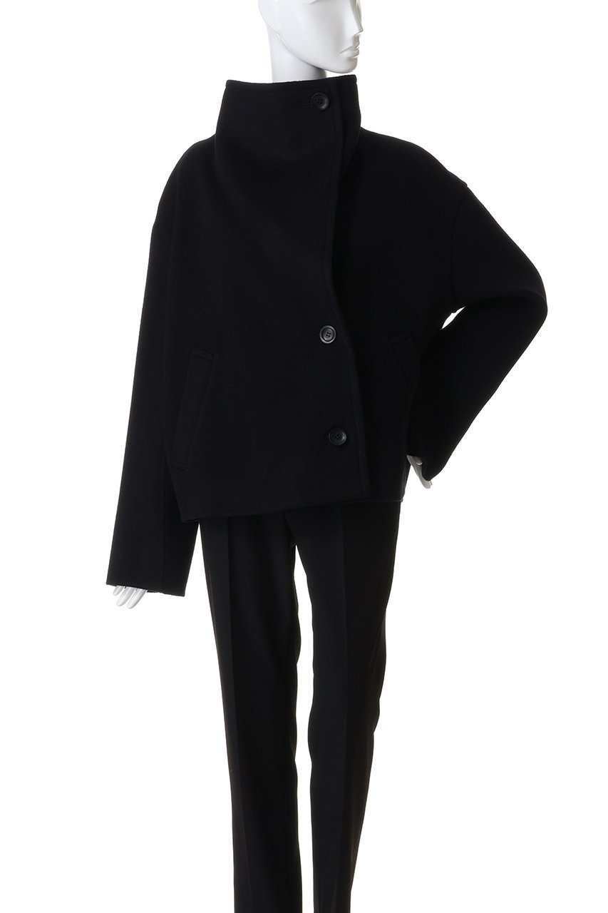 【ハー/HER.】のウールカシミヤリバージャケット 人気、トレンドファッション・服の通販 founy(ファニー) 　ファッション　Fashion　レディースファッション　Fashion for Women　アウター　Coat / Outerwear Collection　レディースジャケット・軽アウター　Jackets　インナー　Innerwear　シンプル　Simple, Minimal　ジャケット　Jacket, Outerwear　スタンド　Stand Collar, Upright Stand　トレンド　Trend, Trending Now　パターン　Pattern, Design Print　リラックス　Relax, Relaxed Fit　ロング　Long, Long-Length　エレガント 上品　Elegant　冬　Winter / This Winter　other-8|ID: prp329100004759877 ipo3291000000035388035