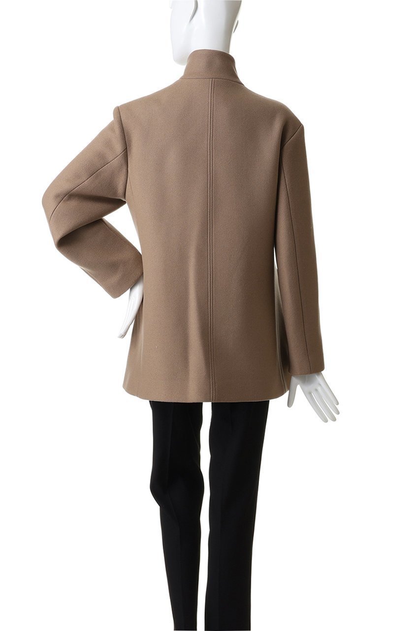 【スタニングルアー/STUNNING LURE】のスタンドカラーメルトンコート 人気、トレンドファッション・服の通販 founy(ファニー) 　ファッション　Fashion　レディースファッション　Fashion for Women　アウター　Coat / Outerwear Collection　コート・ロングコート・ピーコート　Long Coats, Peacoats & More　イタリア　Italy　ショルダー　Shoulder, Shoulder Strap　シンプル　Simple, Minimal　スタンド　Stand Collar, Upright Stand　バランス　Balance, Style Balance　ミドル　Middle Length, Mid Height　ロング　Long, Long-Length　エレガント 上品　Elegant　other-8|ID: prp329100004760535 ipo3291000000034594507