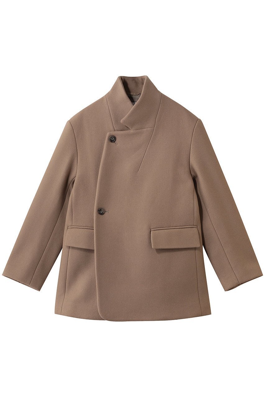 【スタニングルアー/STUNNING LURE】のスタンドカラーメルトンコート インテリア・キッズ・メンズ・レディースファッション・服の通販 founy(ファニー) ファッション Fashion レディースファッション Fashion for Women アウター Coat / Outerwear Collection コート・ロングコート・ピーコート Long Coats, Peacoats & More イタリア Italy ショルダー Shoulder, Shoulder Strap シンプル Simple, Minimal スタンド Stand Collar, Upright Stand バランス Balance, Style Balance ミドル Middle Length, Mid Height ロング Long, Long-Length エレガント 上品 Elegant ベージュ|ID: prp329100004760535 ipo3291000000035478357