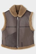 【ル フィル/LE PHIL】のSHEARLING VEST 人気、トレンドファッション・服の通販 founy(ファニー) ファッション Fashion レディースファッション Fashion for Women アウター Coat / Outerwear Collection レディースジャケット・軽アウター Jackets ジャケット Jacket, Outerwear スタンダード Standard, Basic ニューヨーク New York, NYC Style A/W・秋冬 Autumn/Winter thumbnail ブラウン|ID: prp329100004760536 ipo3291000000034451464
