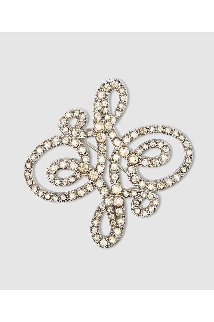 【アナイ/ANAYI】のロゴモチーフビジューブローチ インテリア・キッズ・メンズ・レディースファッション・服の通販 founy(ファニー) https://founy.com/ ファッション Fashion レディースファッション Fashion for Women 2025年 2025 2025-2026秋冬・A/W Autumn/Winter 2025–26 AW25–26 エレガント 上品 Elegant ガラス Glass, Glassware ブローチ Brooch, Pin Brooch モダン Modern, Contemporary A/W・秋冬 Autumn/Winter |ID: prp329100004761676 ipo3291000000034461312