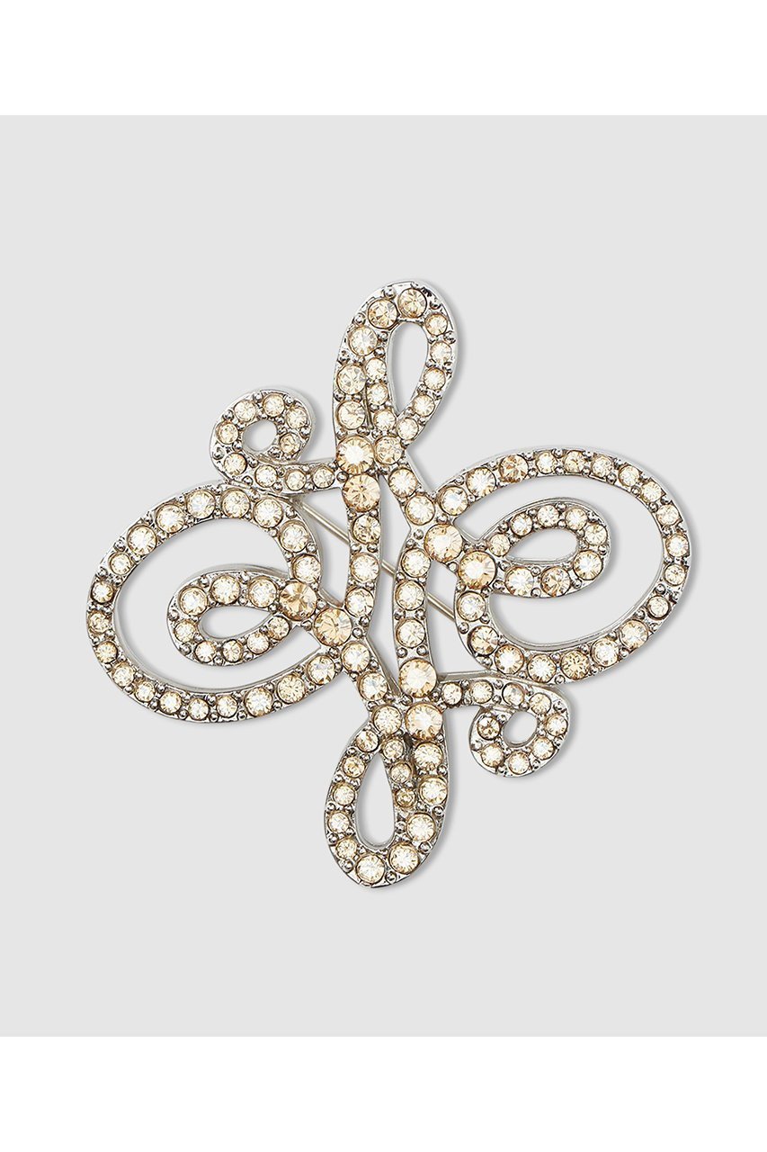 【アナイ/ANAYI】のロゴモチーフビジューブローチ インテリア・キッズ・メンズ・レディースファッション・服の通販 founy(ファニー) ファッション Fashion レディースファッション Fashion for Women 2025年 2025 2025-2026秋冬・A/W Autumn/Winter 2025–26 AW25–26 エレガント 上品 Elegant ガラス Glass, Glassware ブローチ Brooch, Pin Brooch モダン Modern, Contemporary A/W・秋冬 Autumn/Winter ゴールド系|ID: prp329100004761676 ipo3291000000034461313