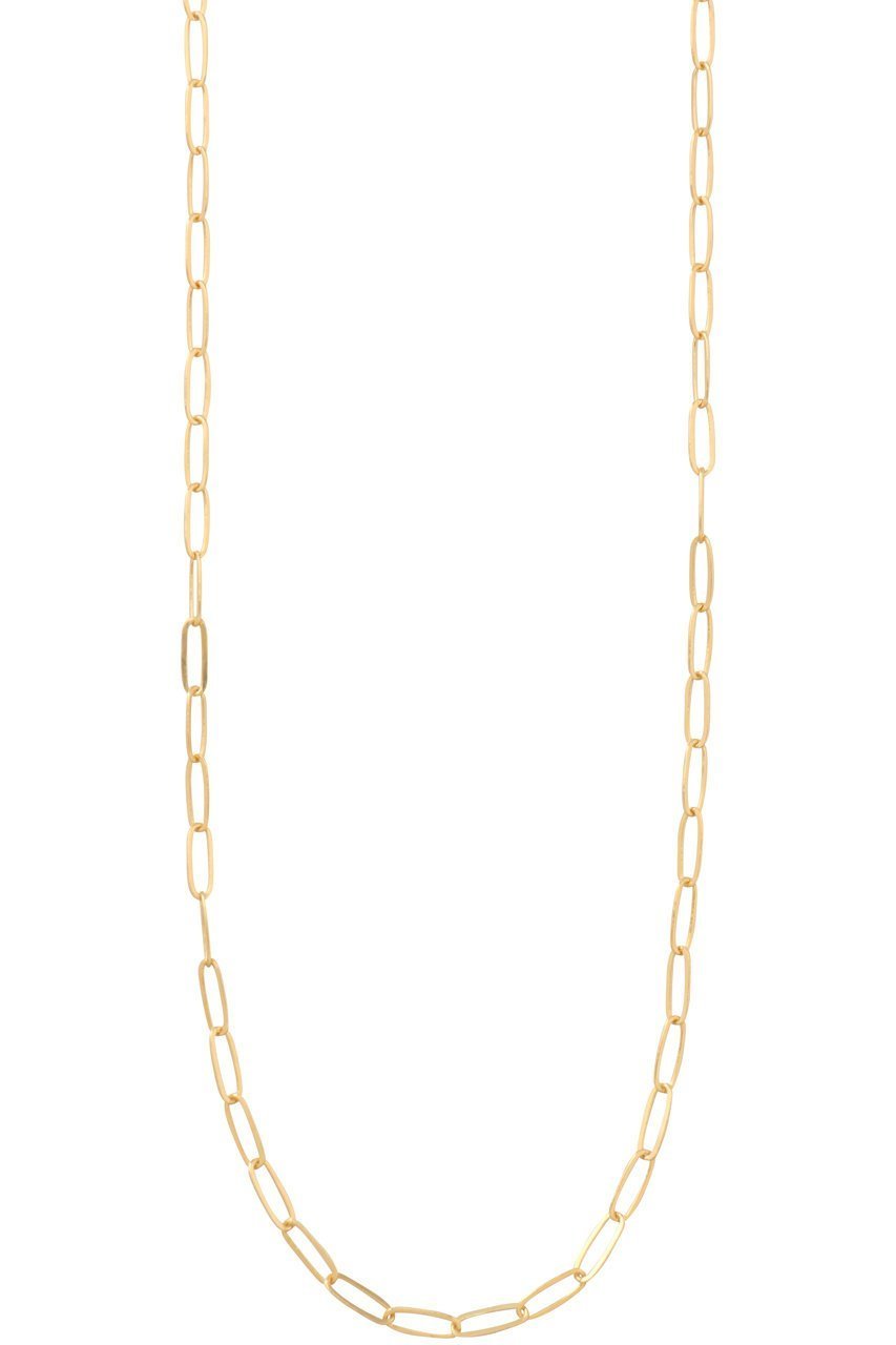 【クイコー/Kui Co】のペーパークリップチェーン ネックレス 50cm インテリア・キッズ・メンズ・レディースファッション・服の通販 founy(ファニー) 　ファッション　Fashion　レディースファッション　Fashion for Women　ジュエリー　Jewelry　ネックレス　Necklaces & Pendants　ジュエリー　Jewelry, Accessories　チェーン　Chain, Chain Strap　デコルテ　Décolleté, Neckline　ネックレス　Necklace, Pendant Necklace　ペーパー　Paper, Kraft Paper　定番　Standard, Basic Item　ゴールド|ID: prp329100004761678 ipo3291000000035728458