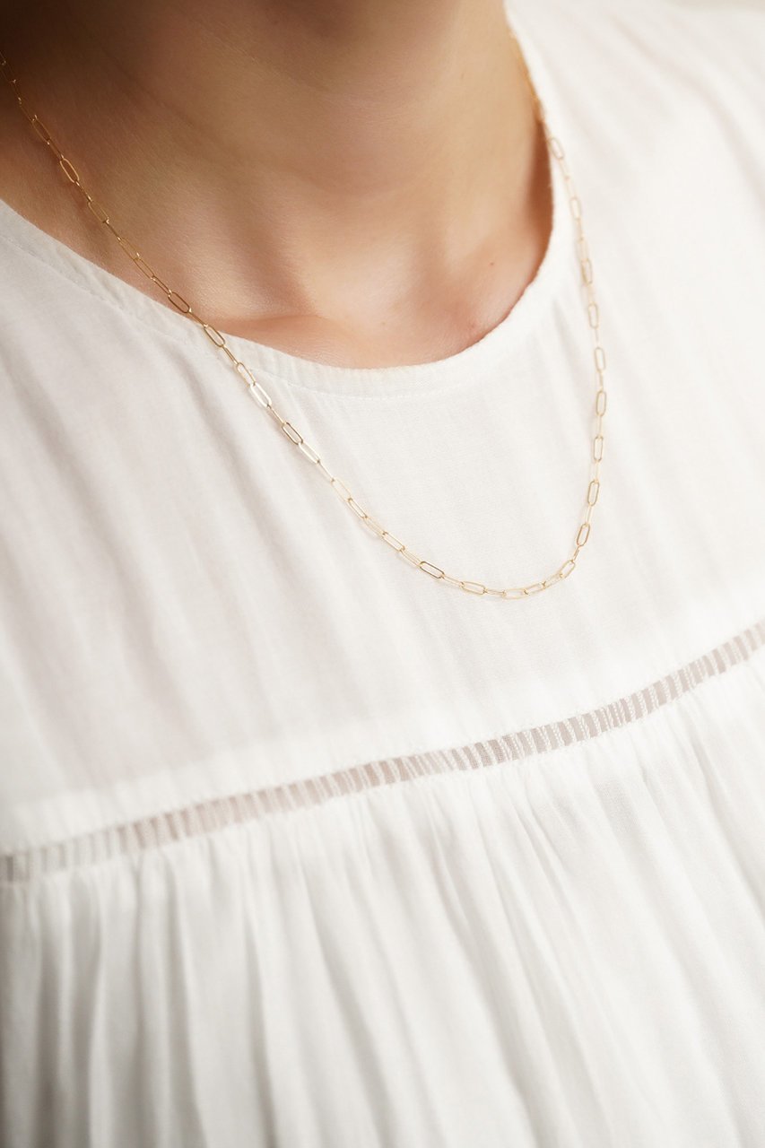 【クイコー/Kui Co】のペーパークリップチェーン ネックレス 45cm 人気、トレンドファッション・服の通販 founy(ファニー) 　ファッション　Fashion　レディースファッション　Fashion for Women　ジュエリー　Jewelry　ネックレス　Necklaces & Pendants　タートルネック　Turtleneck, High Neck　チェーン　Chain, Chain Strap　チョーカー　Tulle, Mesh Fabric　デコルテ　Décolleté, Neckline　ネックレス　Necklace, Pendant Necklace　リュクス　Luxury, Elegant, High-End, Chic　ロング　Long, Long-Length　定番　Standard, Basic Item　other-5|ID: prp329100004761679 ipo3291000000034525534