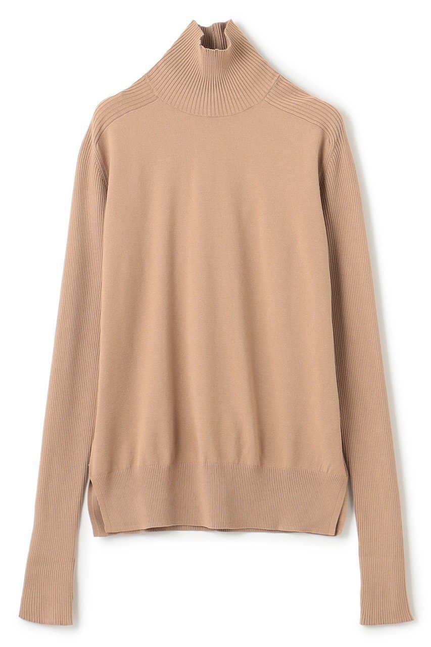 【ベイジ,/BEIGE,】のWILLOW / サムホールハイネックニット インテリア・キッズ・メンズ・レディースファッション・服の通販 founy(ファニー) 　ファッション　Fashion　レディースファッション　Fashion for Women　トップス・カットソー　Cut & Sew Tops　ニット　Knit Tops & Sweaters　カジュアルプルオーバー・ニットトップス　Pullovers & Knit Tops / Casual Pullovers　おすすめ　Recommended / Our Picks　シンプル　Simple, Minimal　スリット　Slit, Slit Detail　タイトスカート　Pencil Skirt, Tight Skirt　タートル　Turtleneck, Turtle Collar　ハイネック　High Neck, Mock Neck　ロング　Long, Long-Length　ワイド　Wide, Wide Fit　人気　Popular, Best Seller　新作・新入荷　New Arrivals / New In　Milk Tea|ID: prp329100004761686 ipo3291000000034461364