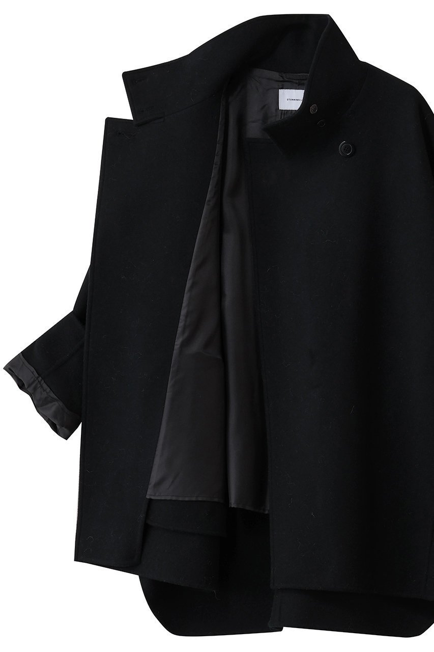 【スタニングルアー/STUNNING LURE】のrオーバーミドルコート 人気、トレンドファッション・服の通販 founy(ファニー) 　ファッション　Fashion　レディースファッション　Fashion for Women　アウター　Coat / Outerwear Collection　コート・ロングコート・ピーコート　Long Coats, Peacoats & More　なめらか　Smooth, Silky Texture　ショルダー　Shoulder, Shoulder Strap　パターン　Pattern, Design Print　ボトム　Bottoms, Lower Wear　ミドル　Middle Length, Mid Height　ラウンド　Round, Round Neck　ロング　Long, Long-Length　新作・新入荷　New Arrivals / New In　other-6|ID: prp329100004761689 ipo3291000000034461392