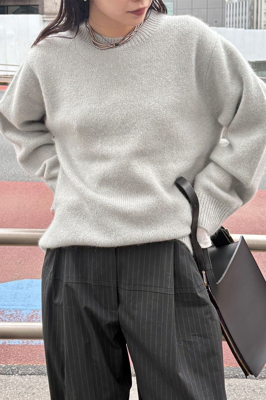 【スタニングルアー/STUNNING LURE】のホワイトヤクプルオーバー 人気、トレンドファッション・服の通販 founy(ファニー) ファッション Fashion レディースファッション Fashion for Women トップス・カットソー Cut & Sew Tops ニット Knit Tops & Sweaters カジュアルプルオーバー・ニットトップス Pullovers & Knit Tops / Casual Pullovers シンプル Simple, Minimal 新作・新入荷 New Arrivals / New In 軽量 Lightweight, Ultra Light 防寒 Cold Protection, Winter-Ready other-7|ID: prp329100004761690 ipo3291000000034461405