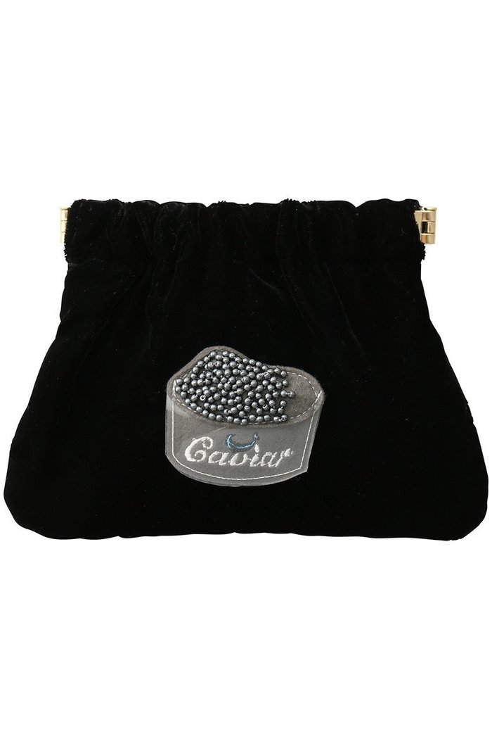 【ラドロー/LUDLOW】のFlex frame pouch M(Caviar) インテリア・キッズ・メンズ・レディースファッション・服の通販 founy(ファニー) https://founy.com/ ファッション Fashion レディースファッション Fashion for Women ポーチ&ミニバッグ Pouches & Mini Bags ベルベット Velvet, Velvety ポーチ Pouch, Small Case モチーフ Motif, Design Theme ワーク Workwear, Utility Style エレガント 上品 Elegant |ID: prp329100004761710 ipo3291000000036228973