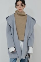 【ガリャルダガランテ/GALLARDAGALANTE】のフーディーコート 人気、トレンドファッション・服の通販 founy(ファニー) ファッション Fashion レディースファッション Fashion for Women アウター Coat / Outerwear Collection コート・ロングコート・ピーコート Long Coats, Peacoats & More ショート Short, Short Length バランス Balance, Style Balance フォルム Silhouette, Form ミドル Middle Length, Mid Height 新作・新入荷 New Arrivals / New In 防寒 Cold Protection, Winter-Ready thumbnail サックスブルー|ID: prp329100004761730 ipo3291000000034461645