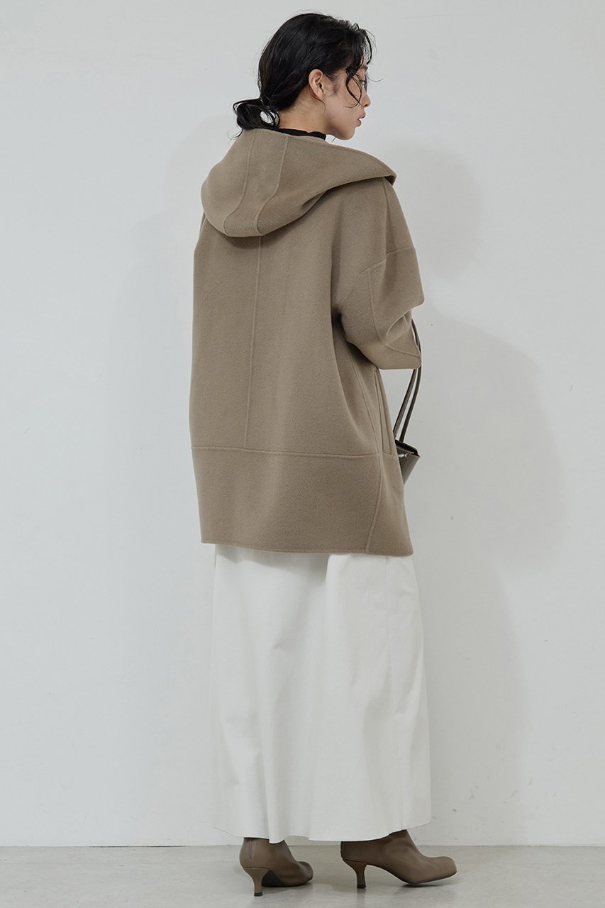 【ガリャルダガランテ/GALLARDAGALANTE】のフーディーコート 人気、トレンドファッション・服の通販 founy(ファニー) 　ファッション　Fashion　レディースファッション　Fashion for Women　アウター　Coat / Outerwear Collection　コート・ロングコート・ピーコート　Long Coats, Peacoats & More　ショート　Short, Short Length　バランス　Balance, Style Balance　フォルム　Silhouette, Form　ミドル　Middle Length, Mid Height　防寒　Cold Protection, Winter-Ready　other-4|ID: prp329100004761730 ipo3291000000035434391