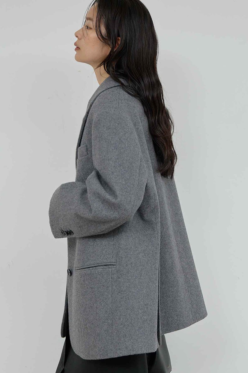 【ガリャルダガランテ/GALLARDAGALANTE】の圧縮メルトンジャコート 人気、トレンドファッション・服の通販 founy(ファニー) ファッション Fashion レディースファッション Fashion for Women アウター Coat / Outerwear Collection コート・ロングコート・ピーコート Long Coats, Peacoats & More ショート Short, Short Length シンプル Simple, Minimal ジャケット Jacket, Outerwear スリット Slit, Slit Detail トレンド Trend, Trending Now バランス Balance, Style Balance 新作・新入荷 New Arrivals / New In other-7|ID: prp329100004761731 ipo3291000000034461668