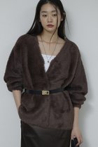 【ガリャルダガランテ/GALLARDAGALANTE】のフェザーヤーンカーデ 人気、トレンドファッション・服の通販 founy(ファニー) ファッション Fashion レディースファッション Fashion for Women トップス・カットソー Cut & Sew Tops ニット Knit Tops & Sweaters カーディガン・羽織り Layered Style Cardigans カーディガン Cardigan, Knitwear フェザー Feather, Feather Detail 新作・新入荷 New Arrivals / New In thumbnail ブラウン|ID: prp329100004761733 ipo3291000000034461676