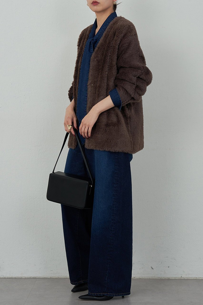 【ガリャルダガランテ/GALLARDAGALANTE】のフェザーヤーンカーデ 人気、トレンドファッション・服の通販 founy(ファニー) ファッション Fashion レディースファッション Fashion for Women トップス・カットソー Cut & Sew Tops ニット Knit Tops & Sweaters カーディガン・羽織り Layered Style Cardigans カーディガン Cardigan, Knitwear フェザー Feather, Feather Detail 新作・新入荷 New Arrivals / New In other-7|ID: prp329100004761733 ipo3291000000034461686