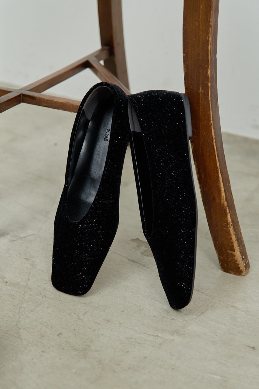 【ガリャルダガランテ/GALLARDAGALANTE】の【2.718】ベロアフラットシューズ インテリア・キッズ・メンズ・レディースファッション・服の通販 founy(ファニー) ファッション Fashion レディースファッション Fashion for Women シューズ Shoes, Footwear スタイリッシュ Stylish, Fashionable フォーマル Formal, Dressy フラット Flat, Flat Shoes ベロア Velour, Soft Velvet エレガント 上品 Elegant 新作・新入荷 New Arrivals / New In A/W・秋冬 Autumn/Winter ブラック|ID: prp329100004761739 ipo3291000000034461719