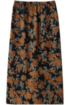 【マルティニーク/martinique】のフラワーギャザータイトスカート ブラック|ID: prp329100004761746 ipo3291000000034461771