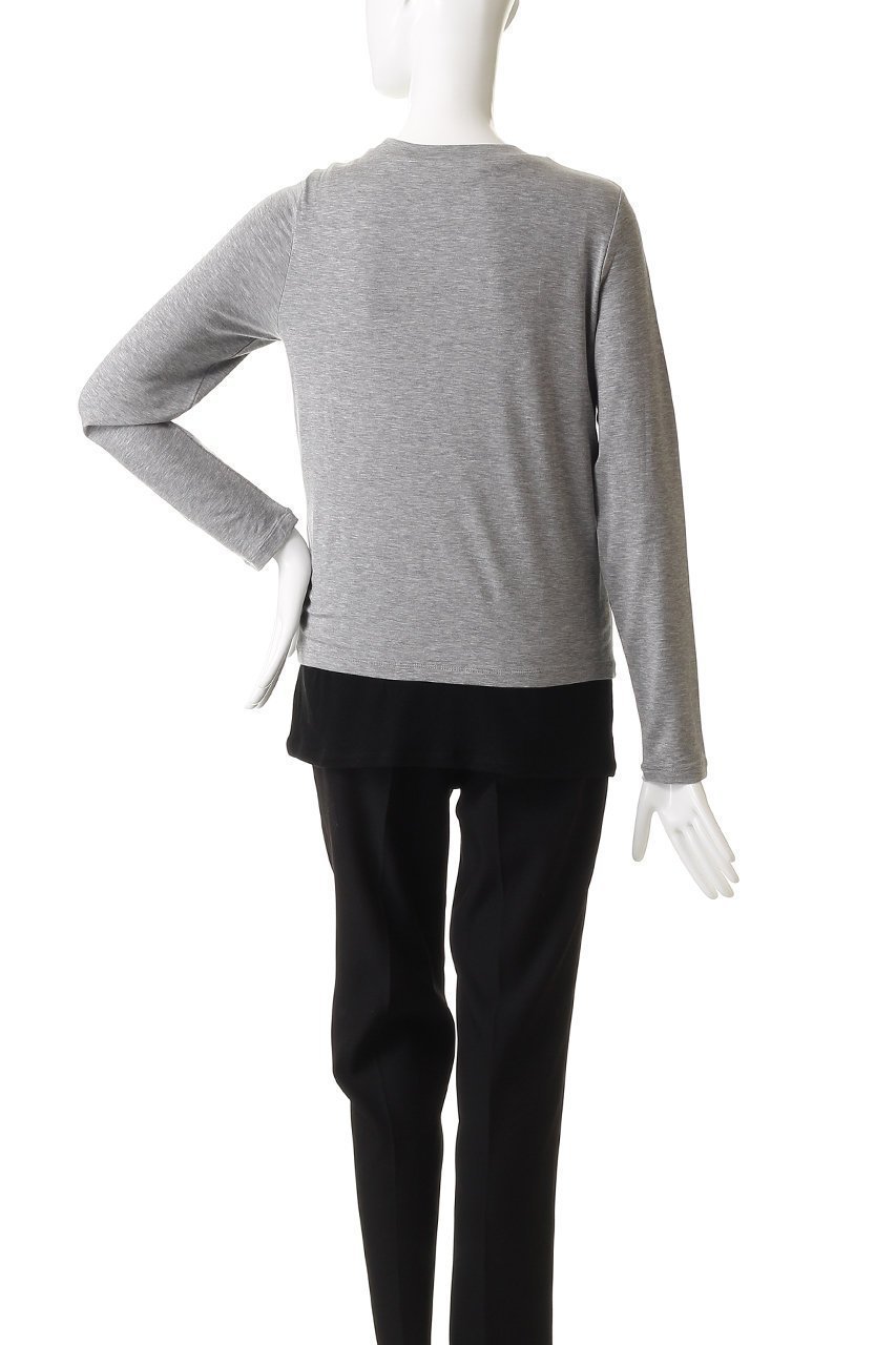 【ミズイロ インド/mizuiro ind】のlayered T Tシャツ 人気、トレンドファッション・服の通販 founy(ファニー) ファッション Fashion レディースファッション Fashion for Women トップス・カットソー Cut & Sew Tops シャツ・ブラウス・オフィスカジュアル Elegant Blouses & Button-Ups ロングTシャツ・Tシャツ Longline T-Shirts & Tees カットソー・ベーシックTシャツ Cut-and-Sewn Tops / Stretch Tees & Basics カットソー Cut and Sewn Top シンプル Simple, Minimal スリーブ Sleeve, Long Sleeve / Short Sleeve ベーシック Basic, Essential ロング Long, Long-Length 新作・新入荷 New Arrivals / New In other-4|ID: prp329100004761748 ipo3291000000034461791