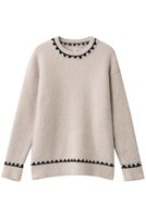 【ベアフット ドリームズ/BAREFOOT DREAMS】のコージーシック リブプルオーバー ブランケットステッチ 人気、トレンドファッション・服の通販 founy(ファニー) ファッション Fashion レディースファッション Fashion for Women トップス・カットソー Cut & Sew Tops ニット Knit Tops & Sweaters カジュアルプルオーバー・ニットトップス Pullovers & Knit Tops / Casual Pullovers なめらか Smooth, Silky Texture クラシック Classic, Timeless Style ジャカード/ジャガード Jacquard, Woven Pattern ブランケット Blanket, Throw Blanket 新作・新入荷 New Arrivals / New In |ID:prp329100004761757