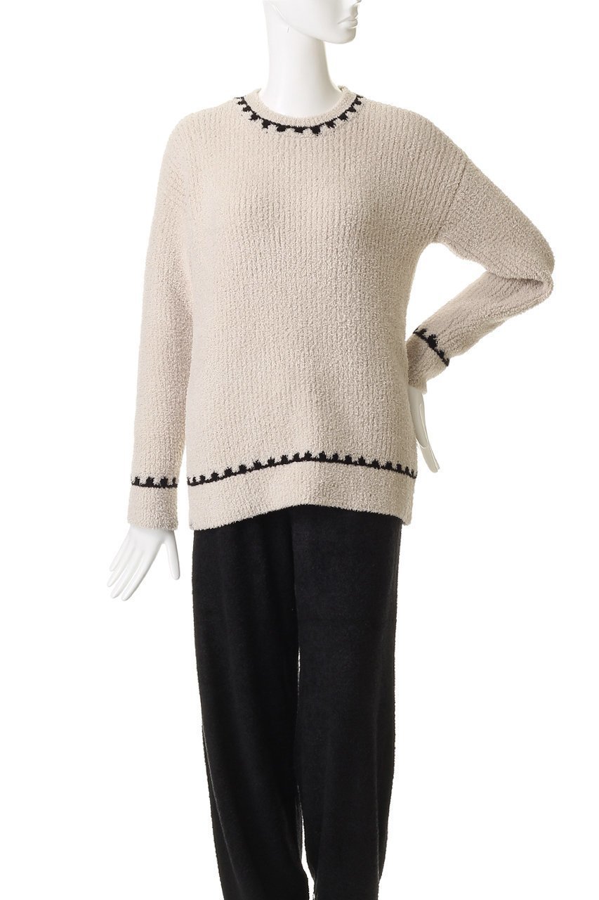 【ベアフット ドリームズ/BAREFOOT DREAMS】のコージーシック リブプルオーバー ブランケットステッチ 人気、トレンドファッション・服の通販 founy(ファニー) ファッション Fashion レディースファッション Fashion for Women トップス・カットソー Cut & Sew Tops ニット Knit Tops & Sweaters カジュアルプルオーバー・ニットトップス Pullovers & Knit Tops / Casual Pullovers なめらか Smooth, Silky Texture クラシック Classic, Timeless Style ジャカード/ジャガード Jacquard, Woven Pattern ブランケット Blanket, Throw Blanket 新作・新入荷 New Arrivals / New In other-2|ID: prp329100004761757 ipo3291000000034461835