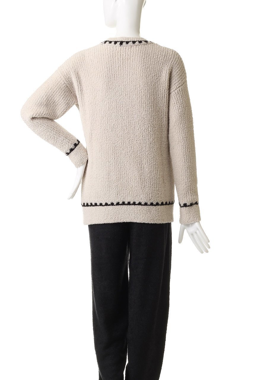 【ベアフット ドリームズ/BAREFOOT DREAMS】のコージーシック リブプルオーバー ブランケットステッチ 人気、トレンドファッション・服の通販 founy(ファニー) ファッション Fashion レディースファッション Fashion for Women トップス・カットソー Cut & Sew Tops ニット Knit Tops & Sweaters カジュアルプルオーバー・ニットトップス Pullovers & Knit Tops / Casual Pullovers なめらか Smooth, Silky Texture クラシック Classic, Timeless Style ジャカード/ジャガード Jacquard, Woven Pattern ブランケット Blanket, Throw Blanket 新作・新入荷 New Arrivals / New In other-4|ID: prp329100004761757 ipo3291000000034461837