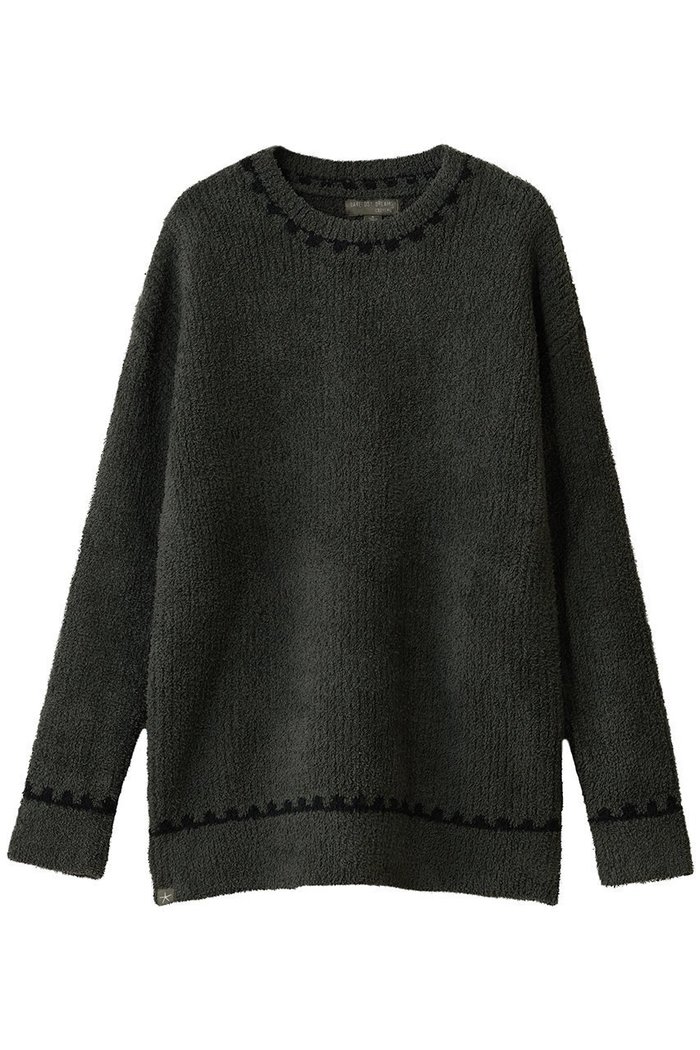 【ベアフット ドリームズ/BAREFOOT DREAMS】のコージーシック リブプルオーバー ブランケットステッチ インテリア・キッズ・メンズ・レディースファッション・服の通販 founy(ファニー) https://founy.com/ ファッション Fashion レディースファッション Fashion for Women トップス・カットソー Cut & Sew Tops ニット Knit Tops & Sweaters カジュアルプルオーバー・ニットトップス Pullovers & Knit Tops / Casual Pullovers なめらか Smooth, Silky Texture クラシック Classic, Timeless Style ジャカード／ジャガード Jacquard, Woven Pattern ブランケット Blanket, Throw Blanket 新作・新入荷 New Arrivals / New In |ID: prp329100004761757 ipo3291000000034484113