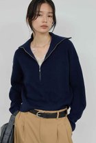【ガリャルダガランテ/GALLARDAGALANTE】のハーフジップニット ネイビー|ID: prp329100004761762 ipo3291000000035388279