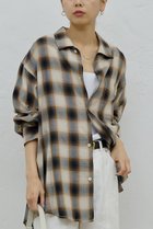 【ガリャルダガランテ/GALLARDAGALANTE】のオンブレチェックシャツ 人気、トレンドファッション・服の通販 founy(ファニー) ファッション Fashion レディースファッション Fashion for Women トップス・カットソー Cut & Sew Tops シャツ・ブラウス・オフィスカジュアル Elegant Blouses & Button-Ups ジャケット Jacket, Outerwear スリーブ Sleeve, Long Sleeve / Short Sleeve チェック Check, Plaid, Tartan トレンド Trend, Trending Now ロング Long, Long-Length エレガント 上品 Elegant 新作・新入荷 New Arrivals / New In thumbnail ブラウン|ID: prp329100004761764 ipo3291000000034461879