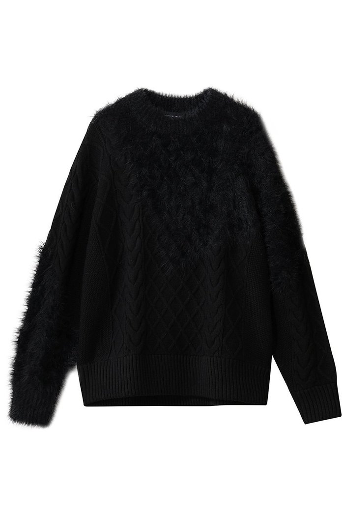 【メゾンスペシャル/MAISON SPECIAL】の【UNISEX】ケーブルシャギーMIXクルーニット インテリア・キッズ・メンズ・レディースファッション・服の通販 founy(ファニー) https://founy.com/ ファッション Fashion レディースファッション Fashion for Women トップス・カットソー Cut & Sew Tops ニット Knit Tops & Sweaters カジュアルプルオーバー・ニットトップス Pullovers & Knit Tops / Casual Pullovers ユニセックス Unisex, Genderless ショルダー Shoulder, Shoulder Strap シンプル Simple, Minimal ドロップ Drop Shoulder, Dropped Style ボトム Bottoms, Lower Wear ミックス Mix, Mixed Style 新作・新入荷 New Arrivals / New In |ID: prp329100004761772 ipo3291000000034461931