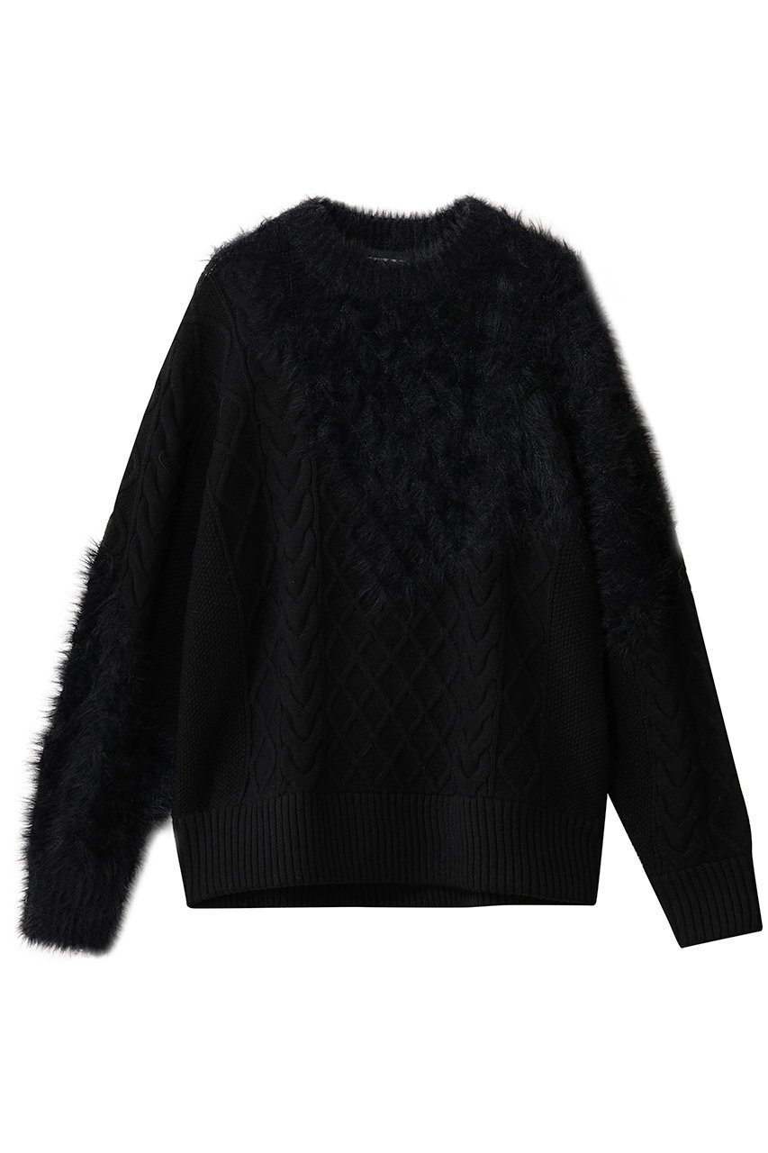 【メゾンスペシャル/MAISON SPECIAL】の【UNISEX】ケーブルシャギーMIXクルーニット 人気、トレンドファッション・服の通販 founy(ファニー) ファッション Fashion レディースファッション Fashion for Women トップス・カットソー Cut & Sew Tops ニット Knit Tops & Sweaters カジュアルプルオーバー・ニットトップス Pullovers & Knit Tops / Casual Pullovers ユニセックス Unisex, Genderless ショルダー Shoulder, Shoulder Strap シンプル Simple, Minimal ドロップ Drop Shoulder, Dropped Style ボトム Bottoms, Lower Wear ミックス Mix, Mixed Style 新作・新入荷 New Arrivals / New In other-1|ID: prp329100004761772 ipo3291000000034461931