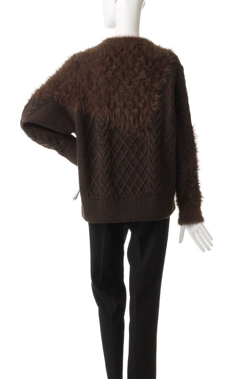 【メゾンスペシャル/MAISON SPECIAL】の【UNISEX】ケーブルシャギーMIXクルーニット 人気、トレンドファッション・服の通販 founy(ファニー) ファッション Fashion レディースファッション Fashion for Women トップス・カットソー Cut & Sew Tops ニット Knit Tops & Sweaters カジュアルプルオーバー・ニットトップス Pullovers & Knit Tops / Casual Pullovers ユニセックス Unisex, Genderless ショルダー Shoulder, Shoulder Strap シンプル Simple, Minimal ドロップ Drop Shoulder, Dropped Style ボトム Bottoms, Lower Wear ミックス Mix, Mixed Style 新作・新入荷 New Arrivals / New In other-4|ID: prp329100004761772 ipo3291000000034461938