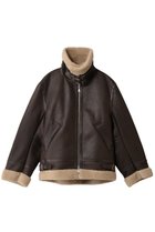 【メゾンスペシャル/MAISON SPECIAL】の【UNISEX】B-3フェイクムートンジャケット 人気、トレンドファッション・服の通販 founy(ファニー) ファッション Fashion レディースファッション Fashion for Women アウター Coat / Outerwear Collection レディースジャケット・軽アウター Jackets ユニセックス Unisex, Genderless シンプル Simple, Minimal ジャケット Jacket, Outerwear スリーブ Sleeve, Long Sleeve / Short Sleeve フェイクムートン Faux Shearling, Faux Mouton ロング Long, Long-Length A/W・秋冬 Autumn/Winter thumbnail BRN(ブラウン)|ID: prp329100004761774 ipo3291000000036068023