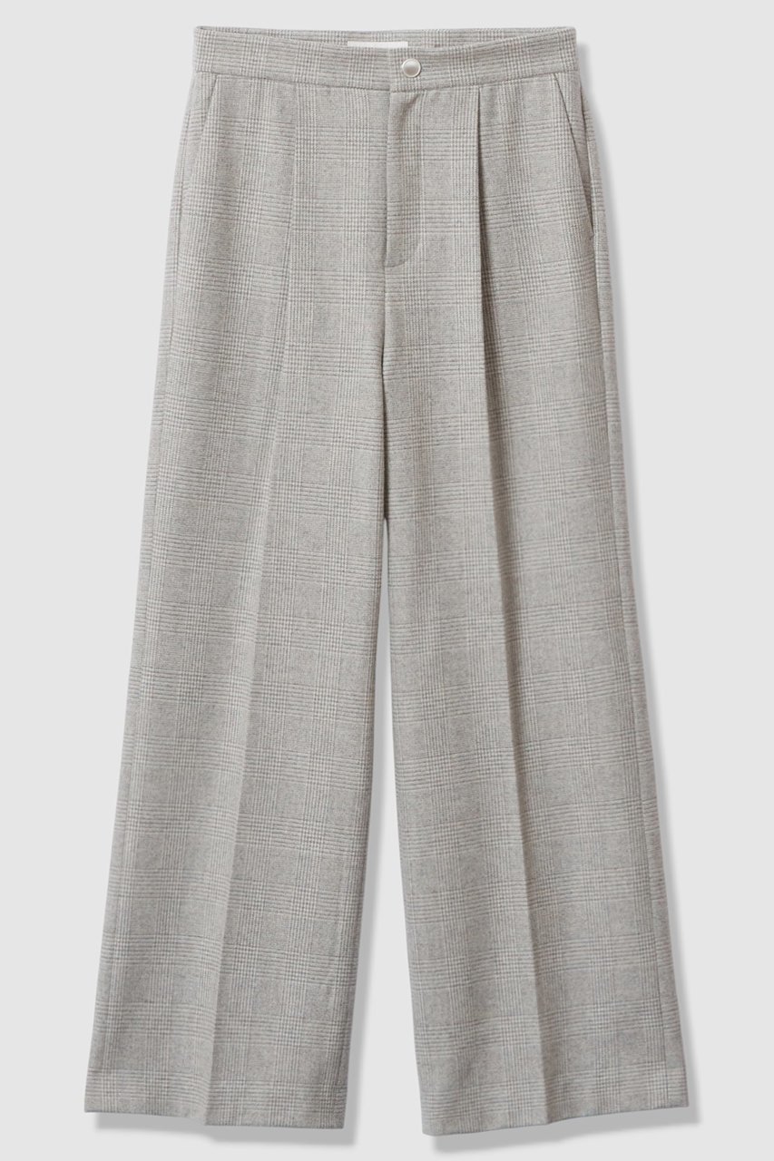 【アナイ/ANAYI】のグレンチェックワイドタックパンツ インテリア・キッズ・メンズ・レディースファッション・服の通販 founy(ファニー) ファッション Fashion レディースファッション Fashion for Women パンツ Pants & Trousers おすすめ Recommended / Our Picks シンプル Simple, Minimal ストレッチ Stretch, Stretchy Fabric センター Center, Center Line チェック Check, Plaid, Tartan 冬 Winter / This Winter 新作・新入荷 New Arrivals / New In ライトグレー|ID: prp329100004761776 ipo3291000000034461961