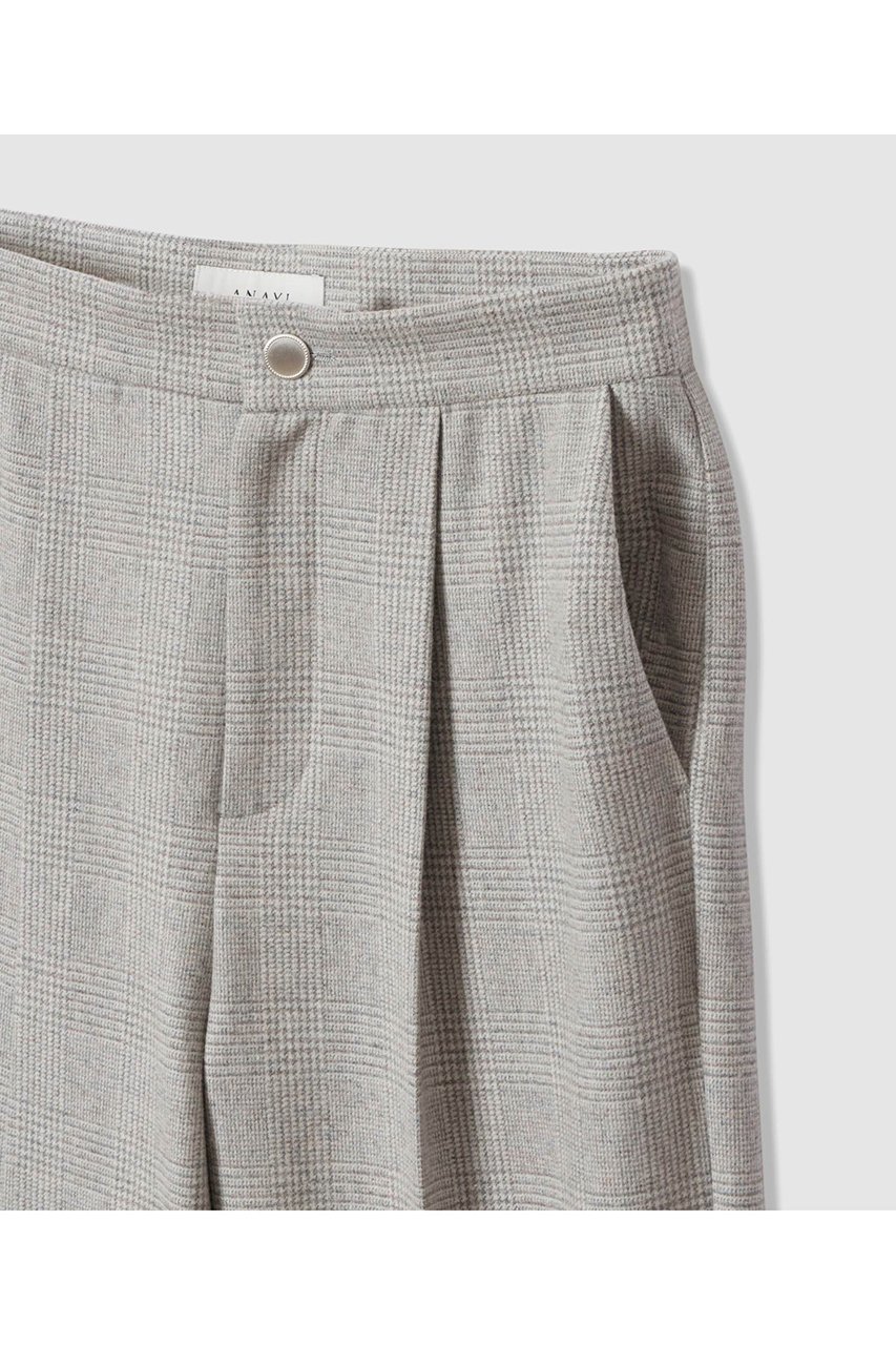 【アナイ/ANAYI】のグレンチェックワイドタックパンツ 人気、トレンドファッション・服の通販 founy(ファニー) ファッション Fashion レディースファッション Fashion for Women パンツ Pants & Trousers おすすめ Recommended / Our Picks シンプル Simple, Minimal ストレッチ Stretch, Stretchy Fabric センター Center, Center Line チェック Check, Plaid, Tartan 冬 Winter / This Winter 新作・新入荷 New Arrivals / New In other-3|ID: prp329100004761776 ipo3291000000034461963