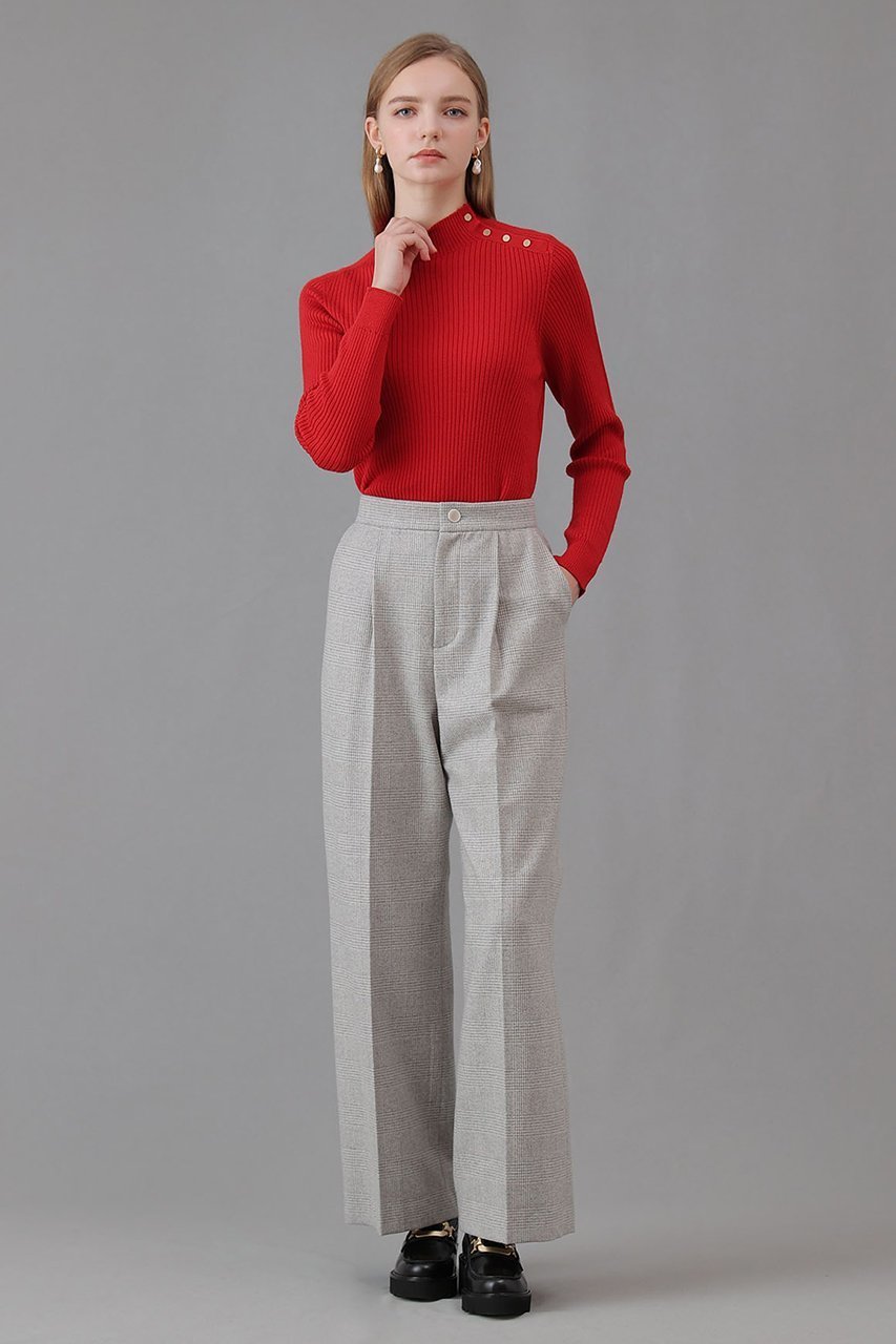 【アナイ/ANAYI】のグレンチェックワイドタックパンツ 人気、トレンドファッション・服の通販 founy(ファニー) ファッション Fashion レディースファッション Fashion for Women パンツ Pants & Trousers おすすめ Recommended / Our Picks シンプル Simple, Minimal ストレッチ Stretch, Stretchy Fabric センター Center, Center Line チェック Check, Plaid, Tartan 冬 Winter / This Winter 新作・新入荷 New Arrivals / New In other-7|ID: prp329100004761776 ipo3291000000034461970