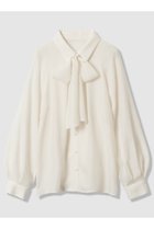 【アナイ/ANAYI】のビエラVスリットシャツ ブラウス 人気、トレンドファッション・服の通販 founy(ファニー) ファッション Fashion レディースファッション Fashion for Women トップス・カットソー Cut & Sew Tops シャツ・ブラウス・オフィスカジュアル Elegant Blouses & Button-Ups おすすめ Recommended / Our Picks シアー Sheer, See-Through スリット Slit, Slit Detail スリーブ Sleeve, Long Sleeve / Short Sleeve リボン Ribbon, Bow ロング Long, Long-Length 新作・新入荷 New Arrivals / New In thumbnail ホワイト|ID: prp329100004761777 ipo3291000000034461974