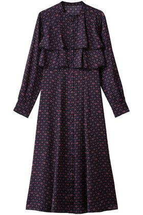 【アナイ/ANAYI】 ホースシューPTフリルワンピース人気、トレンドファッション・服の通販 founy(ファニー) ファッション Fashion レディースファッション Fashion for Women ワンピース Dresses チュニック Tunic Tops & Dresses スリーブ Sleeve, Long Sleeve / Short Sleeve チュニック Tunic, Long Top ドット Polka Dot, Dot Pattern フリル Frill, Ruffle フレア Flare, Flared プリント Print, Printed Pattern ロング Long, Long-Length エレガント 上品 Elegant 新作・新入荷 New Arrivals / New In |ID:prp329100004761780