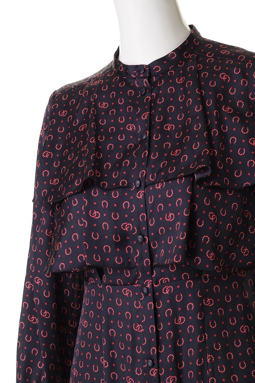 【アナイ/ANAYI】のホースシューPTフリルワンピース 人気、トレンドファッション・服の通販 founy(ファニー) ファッション Fashion レディースファッション Fashion for Women ワンピース Dresses チュニック Tunic Tops & Dresses スリーブ Sleeve, Long Sleeve / Short Sleeve チュニック Tunic, Long Top ドット Polka Dot, Dot Pattern フリル Frill, Ruffle フレア Flare, Flared プリント Print, Printed Pattern ロング Long, Long-Length エレガント 上品 Elegant 新作・新入荷 New Arrivals / New In other-5|ID: prp329100004761780 ipo3291000000034462000