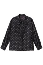 【アナイ/ANAYI】のホースシューPTプリーツタイブラウス ブラック|ID:prp329100004761781