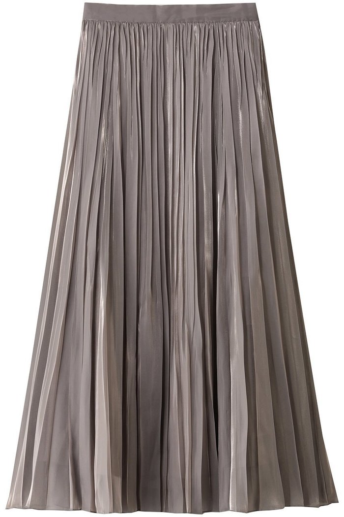 【プルミエ アロンディスモン/1er Arrondissement】のブライトシャンブレープリーツスカート インテリア・キッズ・メンズ・レディースファッション・服の通販 founy(ファニー) https://founy.com/ ファッション Fashion レディースファッション Fashion for Women スカート Skirts プリーツスカート / 上品フェミニンスタイル Pleated Skirts ロングスカート Long Skirts / Maxi & Midi Skirts オーガンジー Organza Fabric シャイニー Shiny, Glossy Finish プリーツ Pleats, Pleated ロング Long, Long-Length 新作・新入荷 New Arrivals / New In |ID: prp329100004761786 ipo3291000000034462031