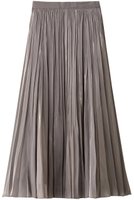【プルミエ アロンディスモン/1er Arrondissement】のブライトシャンブレープリーツスカート 人気、トレンドファッション・服の通販 founy(ファニー) ファッション Fashion レディースファッション Fashion for Women スカート Skirts プリーツスカート / 上品フェミニンスタイル Pleated Skirts ロングスカート Long Skirts / Maxi & Midi Skirts オーガンジー Organza Fabric シャイニー Shiny, Glossy Finish プリーツ Pleats, Pleated ロング Long, Long-Length 新作・新入荷 New Arrivals / New In |ID:prp329100004761786