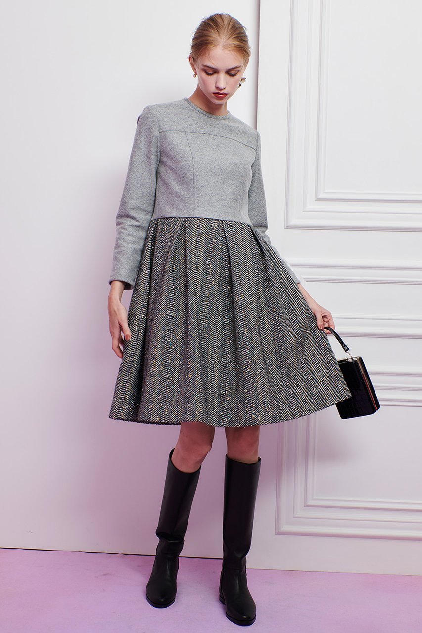 【アルアバイル/allureville】の【LOULOU WILLOUGHBY】LINTONラメツイードワンピース 人気、トレンドファッション・服の通販 founy(ファニー) ファッション Fashion レディースファッション Fashion for Women ワンピース Dresses チュニック Tunic Tops & Dresses コンビ Combo, Combination Style ジャケット Jacket, Outerwear チュニック Tunic, Long Top ツイード Twill, Twill Weave ドレス Dress, One-Piece バランス Balance, Style Balance ホリデーシーズン Holiday Season エレガント 上品 Elegant 新作・新入荷 New Arrivals / New In other-8|ID: prp329100004761788 ipo3291000000034462055