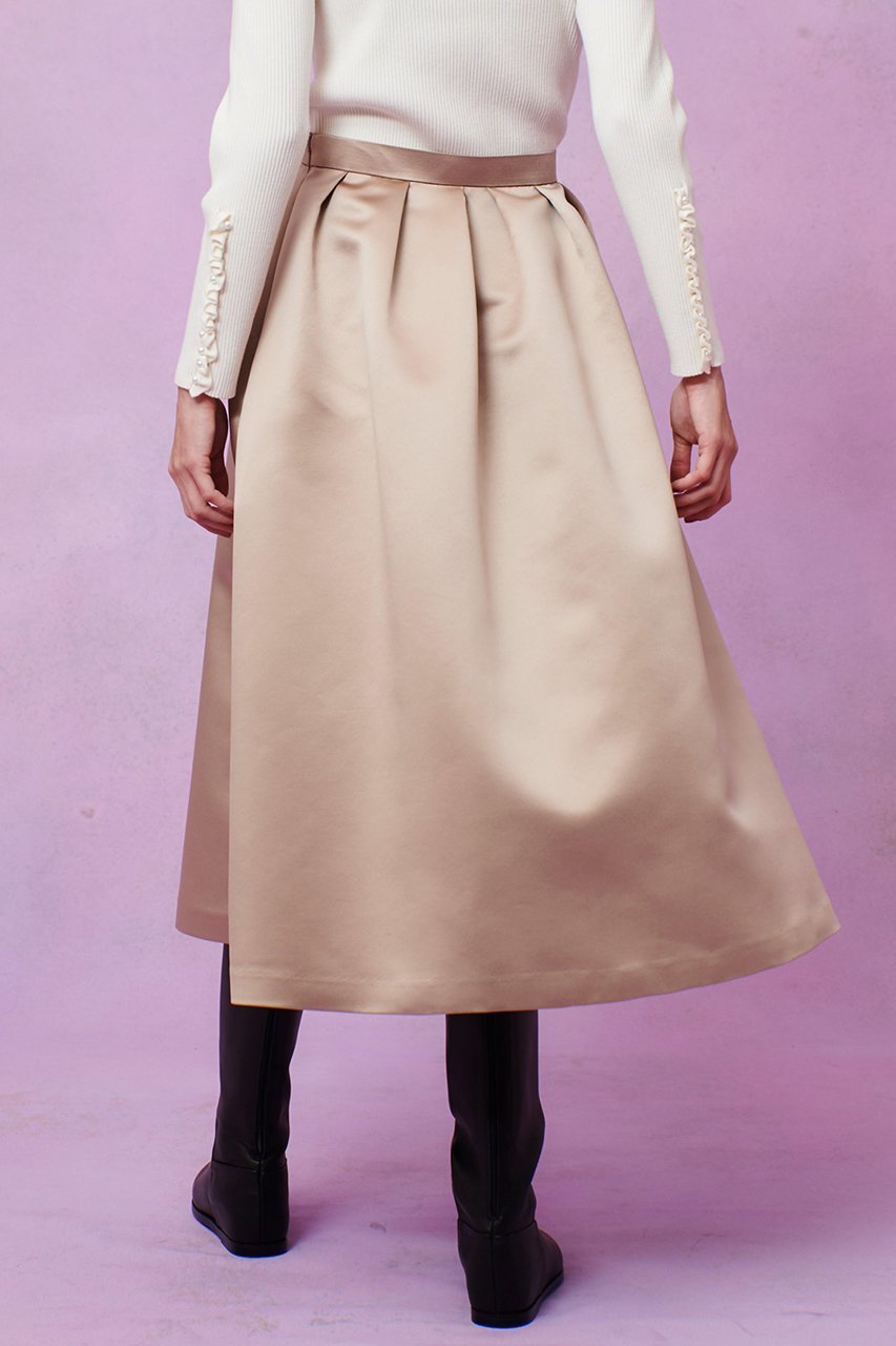 【アルアバイル/allureville】の【LOULOU WILLOUGHBY】ヘビーサテンタックスカート 人気、トレンドファッション・服の通販 founy(ファニー) 　ファッション　Fashion　レディースファッション　Fashion for Women　スカート　Skirts　ロングスカート　Long Skirts / Maxi & Midi Skirts　サテン　Satin, Glossy Fabric　シンプル　Simple, Minimal　ロング　Long, Long-Length　エレガント 上品　Elegant　冬　Winter / This Winter　other-8|ID: prp329100004761790 ipo3291000000035392293