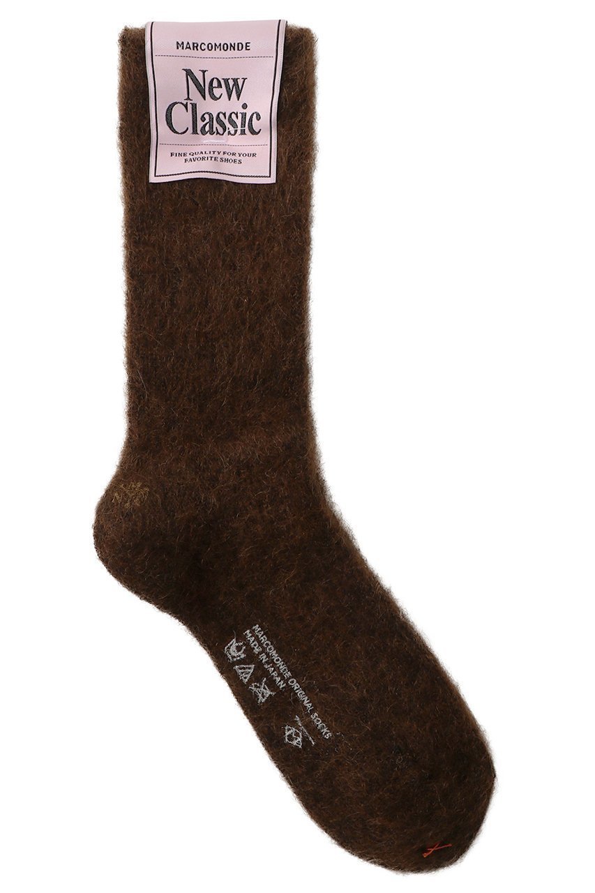 【アルアバイル/allureville】の【MARCOMONDE】 MOHAIR SOCKS インテリア・キッズ・メンズ・レディースファッション・服の通販 founy(ファニー) 　ファッション　Fashion　レディースファッション　Fashion for Women　ソックス&靴下　Socks & Hosiery　レッグウェア・ストッキング　Legwear & Hosiery　クロップド　Cropped, Short Length　ソックス　Socks, Hosiery　ミドル　Middle Length, Mid Height　ラグジュアリー　Luxury, Elegant　ダークブラウン|ID: prp329100004761792 ipo3291000000034462076