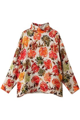 【デパリエ/DEPAREILLE】 ジャカードフラワーブラウス人気、トレンドファッション・服の通販 founy(ファニー) ファッション Fashion レディースファッション Fashion for Women トップス・カットソー Cut & Sew Tops シャツ・ブラウス・オフィスカジュアル Elegant Blouses & Button-Ups なめらか Smooth, Silky Texture ジャカード/ジャガード Jacquard, Woven Pattern スリーブ Sleeve, Long Sleeve / Short Sleeve フラワー Flower, Floral ロング Long, Long-Length |ID:prp329100004761800