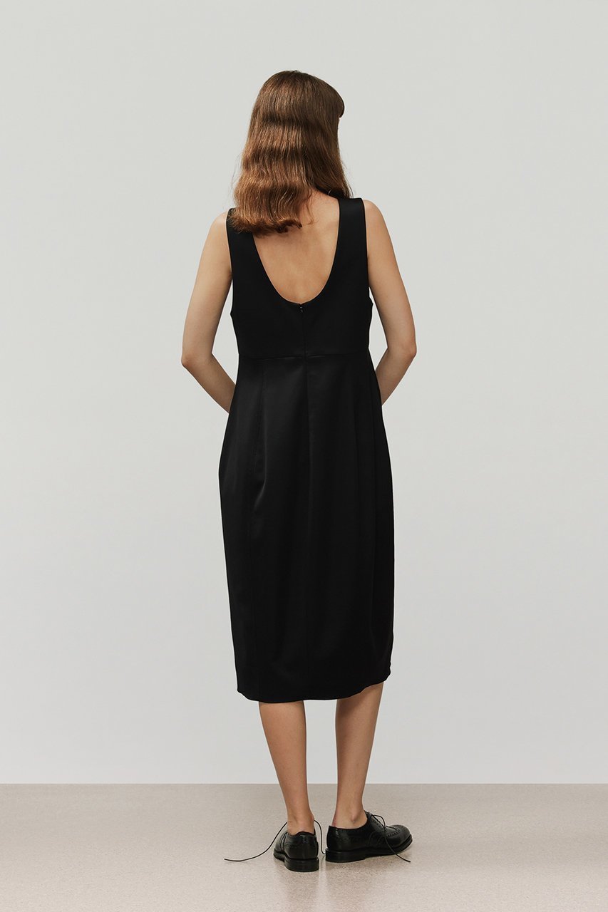 【デパリエ/DEPAREILLE】のウールヴィスコースサテンジャンパースカート 人気、トレンドファッション・服の通販 founy(ファニー) 　ファッション　Fashion　レディースファッション　Fashion for Women　スカート　Skirts　ロングスカート　Long Skirts / Maxi & Midi Skirts　インナー　Innerwear　サテン　Satin, Glossy Fabric　リラックス　Relax, Relaxed Fit　ロング　Long, Long-Length　other-7|ID: prp329100004761802 ipo3291000000034544242