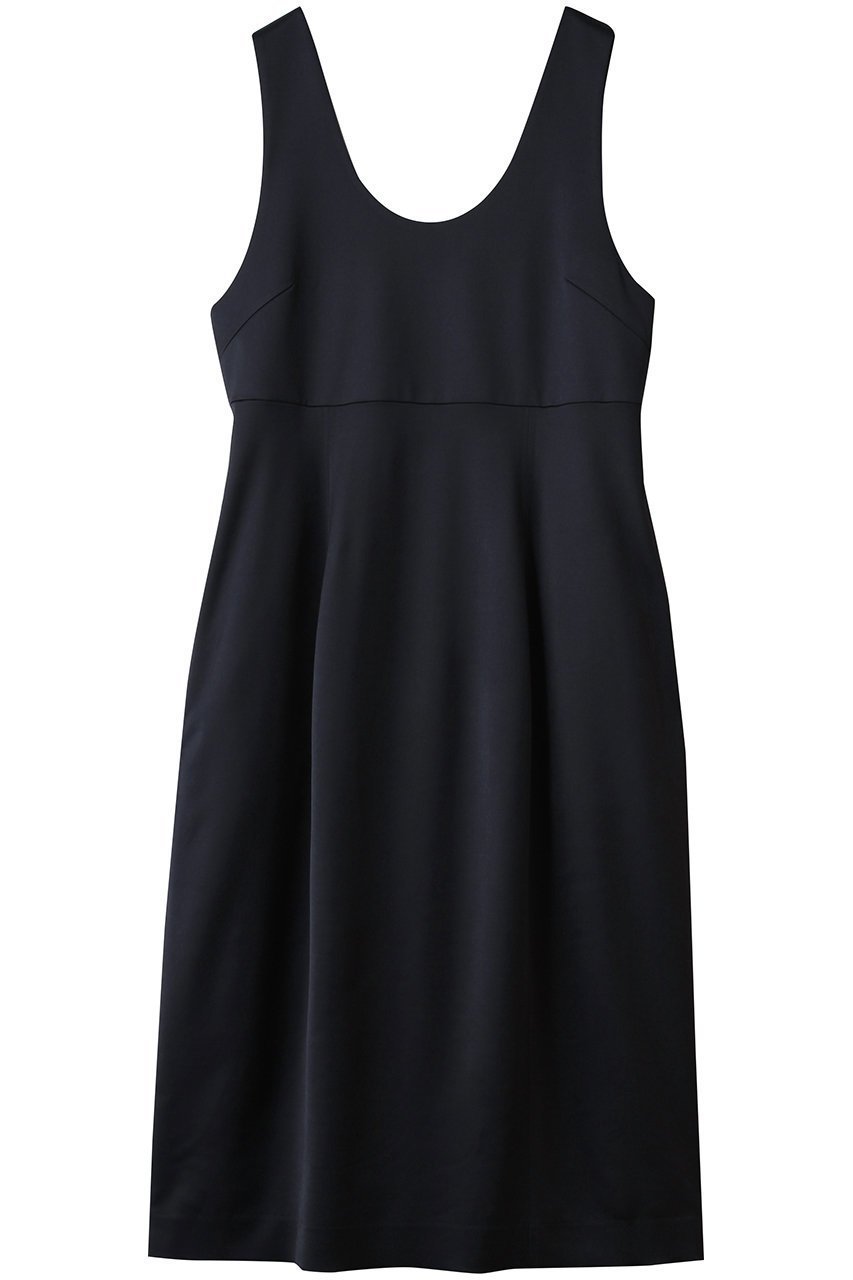 【デパリエ/DEPAREILLE】のウールヴィスコースサテンジャンパースカート インテリア・キッズ・メンズ・レディースファッション・服の通販 founy(ファニー) 　ファッション　Fashion　レディースファッション　Fashion for Women　スカート　Skirts　ロングスカート　Long Skirts / Maxi & Midi Skirts　インナー　Innerwear　サテン　Satin, Glossy Fabric　リラックス　Relax, Relaxed Fit　ロング　Long, Long-Length　ネイビー|ID: prp329100004761802 ipo3291000000035388346