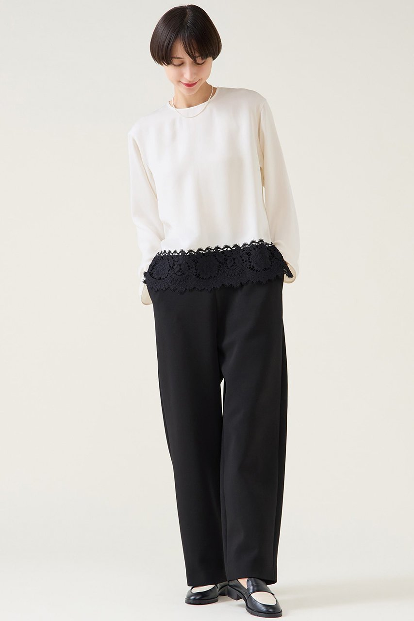 【マルティニーク/martinique】のキュプラリバーレースブラウス(セットアップ可) 人気、トレンドファッション・服の通販 founy(ファニー) ファッション Fashion レディースファッション Fashion for Women トップス・カットソー Cut & Sew Tops シャツ・ブラウス・オフィスカジュアル Elegant Blouses & Button-Ups 2025年 2025 2025-2026秋冬・A/W Autumn/Winter 2025–26 AW25–26 おすすめ Recommended / Our Picks インナー Innerwear エレガント 上品 Elegant キュプラ Cupro, Eco Fabric サテン Satin, Glossy Fabric スリーブ Sleeve, Long Sleeve / Short Sleeve セットアップ Set-Up, Coordinated Outfit フランス France, French マニッシュ Mannish, Boyish レース Lace, Lace Fabric ロング Long, Long-Length A/W・秋冬 Autumn/Winter other-4|ID: prp329100004761808 ipo3291000000034462185