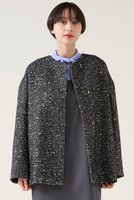 【マルティニーク/martinique】のノーカラーコート 人気、トレンドファッション・服の通販 founy(ファニー) ファッション Fashion レディースファッション Fashion for Women アウター Coat / Outerwear Collection コート・ロングコート・ピーコート Long Coats, Peacoats & More イタリア Italy ショート Short, Short Length ジャカード/ジャガード Jacquard, Woven Pattern ストール Stole, Wrap センター Center, Center Line なめらか Smooth, Silky Texture フロント Front, Front Design プリーツ Pleats, Pleated マフラー Scarf, Muffler モダン Modern, Contemporary A/W・秋冬 Autumn/Winter おすすめ Recommended / Our Picks エレガント 上品 Elegant ホリデーシーズン Holiday Season 2025年 2025 2025-2026秋冬・A/W Autumn/Winter 2025–26 AW25–26 |ID:prp329100004761815