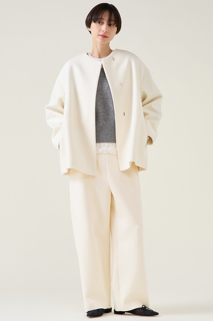 【マルティニーク/martinique】のノーカラーコート 人気、トレンドファッション・服の通販 founy(ファニー) ファッション Fashion レディースファッション Fashion for Women アウター Coat / Outerwear Collection コート・ロングコート・ピーコート Long Coats, Peacoats & More イタリア Italy ショート Short, Short Length ジャカード/ジャガード Jacquard, Woven Pattern ストール Stole, Wrap センター Center, Center Line なめらか Smooth, Silky Texture フロント Front, Front Design プリーツ Pleats, Pleated マフラー Scarf, Muffler モダン Modern, Contemporary A/W・秋冬 Autumn/Winter おすすめ Recommended / Our Picks エレガント 上品 Elegant ホリデーシーズン Holiday Season 2025年 2025 2025-2026秋冬・A/W Autumn/Winter 2025–26 AW25–26 other-3|ID: prp329100004761815 ipo3291000000034462223